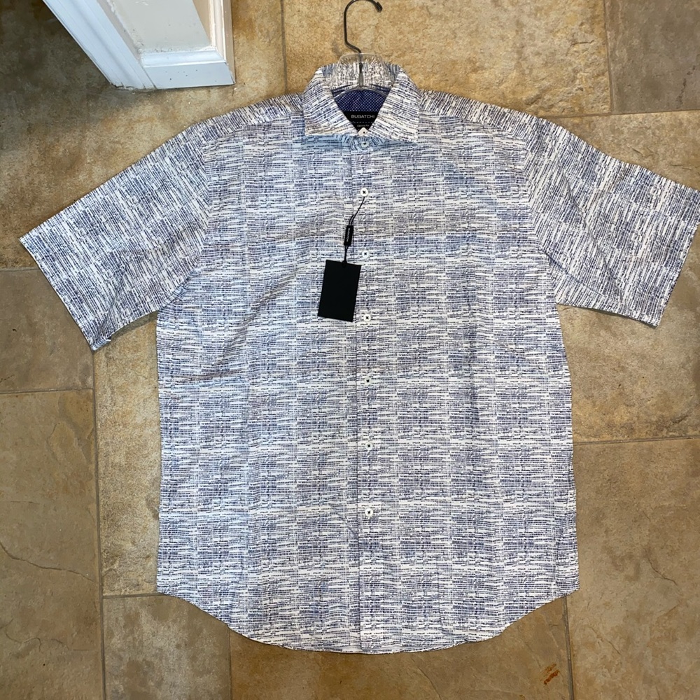 Bugatchi Men’s short sleeved button down